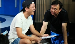 Bộ ba Trường Giang, Chí Tài, Trấn Thành nhí nhố trong hậu trường